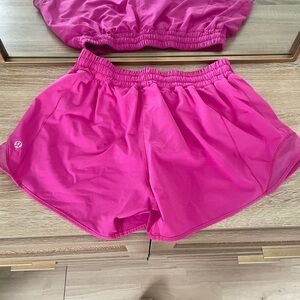 lululemon athletica Women's Vibrant Pink Athletic Shorts